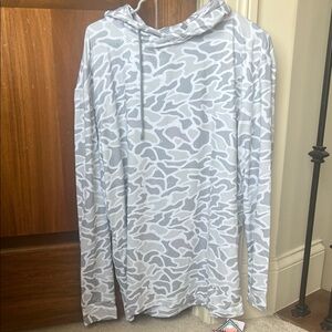 BURLEBO Gray Camo Hoodie